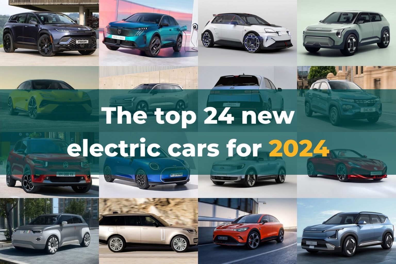 The top 24 new electric cars coming in 2024 GRIDSERVE